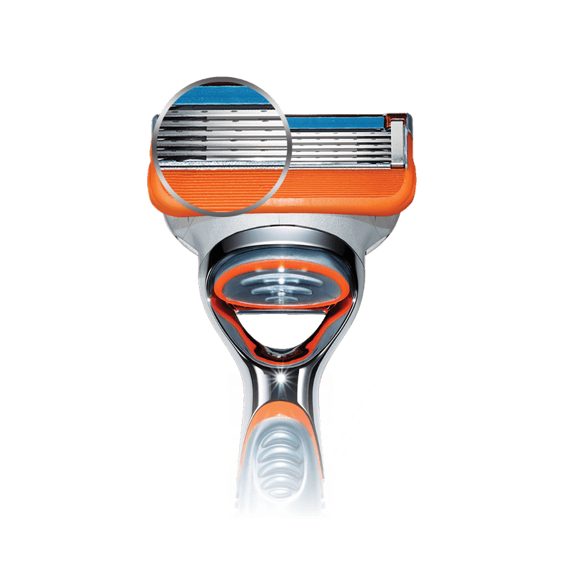 Ingrijire personala si Cosmetice - Aparate & accesorii ingrijire personala - Aparate de ras si tuns - Aparate de ras clasice - Aparat de Ras Gillette Fusion5 Power, 5 Lame Anti-Iritatie, 1 Rezerva Inclusa - Infinity.ro