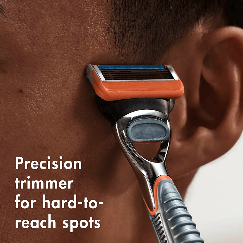 Ingrijire personala si Cosmetice - Aparate & accesorii ingrijire personala - Aparate de ras si tuns - Aparate de ras clasice - Aparat de Ras Gillette Fusion5 Power, 5 Lame Anti-Iritatie, 1 Rezerva Inclusa - Infinity.ro