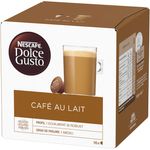 Market - Cafea si ceaiuri - Cafea - Capsule si paduri cafea - Set 3 x Capsule Nescafé Dolce Gusto Café Au Lait, 48 capsule, 480g - Infinity.ro