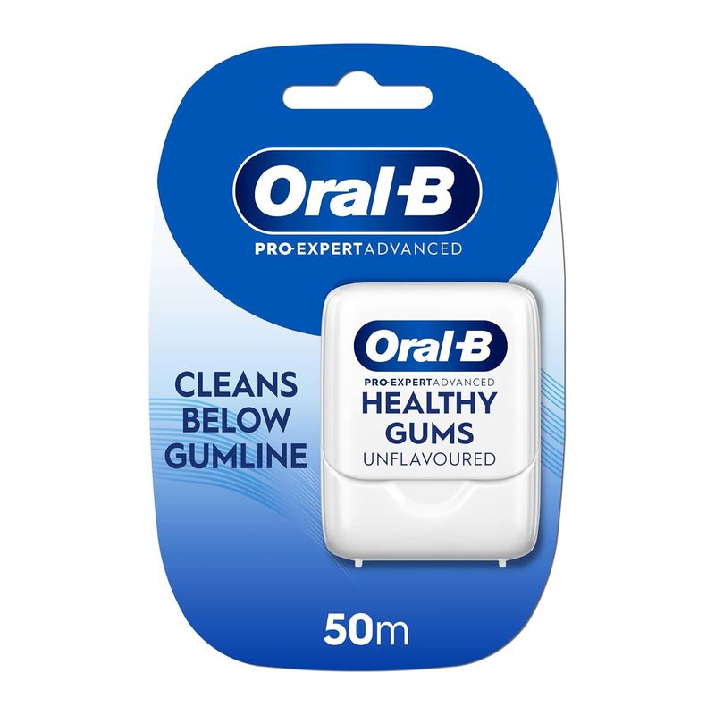 Ingrijire personala si Cosmetice - Igiena dentara - Pasta de dinti si apa de gura - Set 4 x Oral-B Pro-Expert Advanced Healthy Gums Ata Dentara Neparfumata, 50 m - Infinity.ro