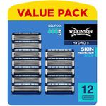 Ingrijire personala si Cosmetice - Aparate & accesorii ingrijire personala - Aparate de ras si tuns - Accesorii aparate de ras - Set Rezerve aparat de ras Wilkinson Sword Hydro 5 Skin Protection Regular cu Vitamina B5, barbati,12 buc - Infinity.ro