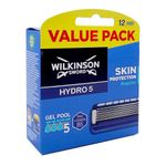 Ingrijire personala si Cosmetice - Aparate & accesorii ingrijire personala - Aparate de ras si tuns - Accesorii aparate de ras - Set Rezerve aparat de ras Wilkinson Sword Hydro 5 Skin Protection Regular cu Vitamina B5, barbati,12 buc - Infinity.ro