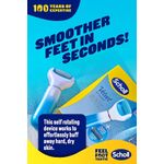 Ingrijire personala si Cosmetice - Manichiura si pedichiura - Pile cosmetice - Pila electrica Scholl Velvet Smooth cu Cristale de Diamant, 2 viteze, 2 rezerve incluse, albastru - Infinity.ro