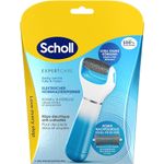 Ingrijire personala si Cosmetice - Manichiura si pedichiura - Pile cosmetice - Pila electrica Scholl Velvet Smooth cu Cristale de Diamant, 2 viteze, 2 rezerve incluse, albastru - Infinity.ro