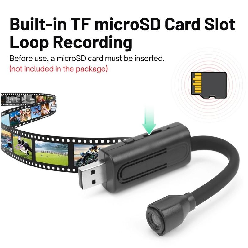 Laptop, Telefoane si Tablete - Wearables si gadgeturi - Gadgeturi - Dispozitive spionaj - Camera Spion iUni W11, Wi-Fi, Vizualizare 4K, Senzor de miscare, Slot card microSD - Infinity.ro
