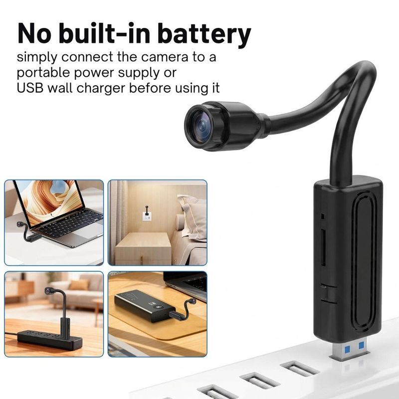 Laptop, Telefoane si Tablete - Wearables si gadgeturi - Gadgeturi - Dispozitive spionaj - Camera Spion iUni W720, Wi-Fi, 8GB, Vizualizare HD, Detectare miscare - Infinity.ro