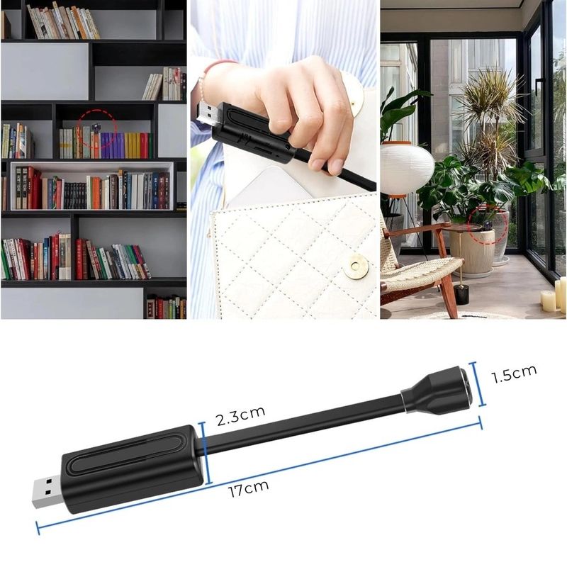 Laptop, Telefoane si Tablete - Wearables si gadgeturi - Gadgeturi - Dispozitive spionaj - Camera Spion iUni W720, Wi-Fi, 8GB, Vizualizare HD, Detectare miscare - Infinity.ro