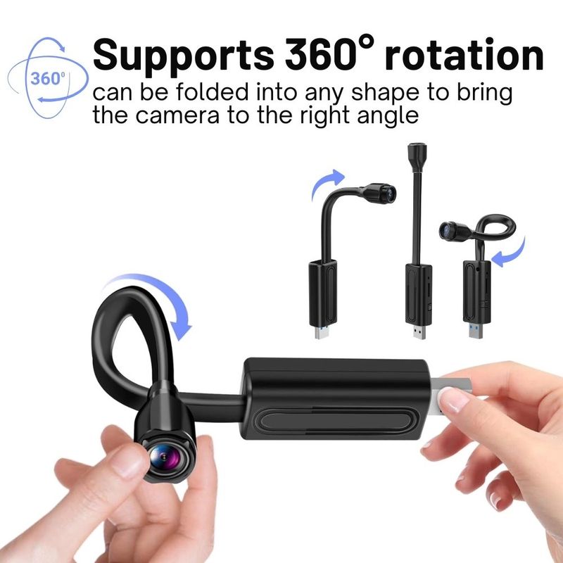 Laptop, Telefoane si Tablete - Wearables si gadgeturi - Gadgeturi - Dispozitive spionaj - Camera Spion iUni W720, Wi-Fi, 8GB, Vizualizare HD, Detectare miscare - Infinity.ro