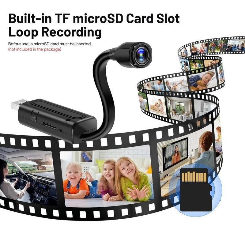 Laptop, Telefoane si Tablete - Wearables si gadgeturi - Gadgeturi - Dispozitive spionaj - Camera Spion iUni W720, Wi-Fi, Vizualizare HD, Detectare miscare, Slot card microSD - Infinity.ro