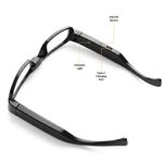 Laptop, Telefoane si Tablete - Wearables si gadgeturi - Gadgeturi - Dispozitive spionaj - Ochelari Spion cu Camera iUni G6, Full HD, 8GB - Infinity.ro