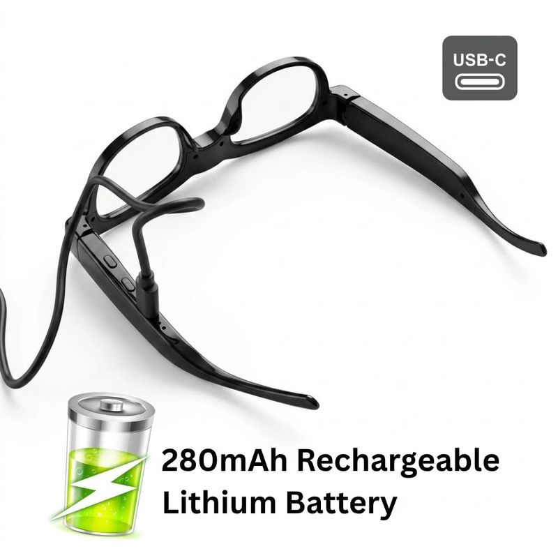 Laptop, Telefoane si Tablete - Wearables si gadgeturi - Gadgeturi - Dispozitive spionaj - Ochelari Spion cu Camera iUni G9, Full HD, Night Vision, Suport card microSD - Infinity.ro