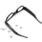 Laptop, Telefoane si Tablete - Wearables si gadgeturi - Gadgeturi - Dispozitive spionaj - Ochelari Spion cu Camera iUni G9, Full HD, Night Vision, Suport card microSD - Infinity.ro