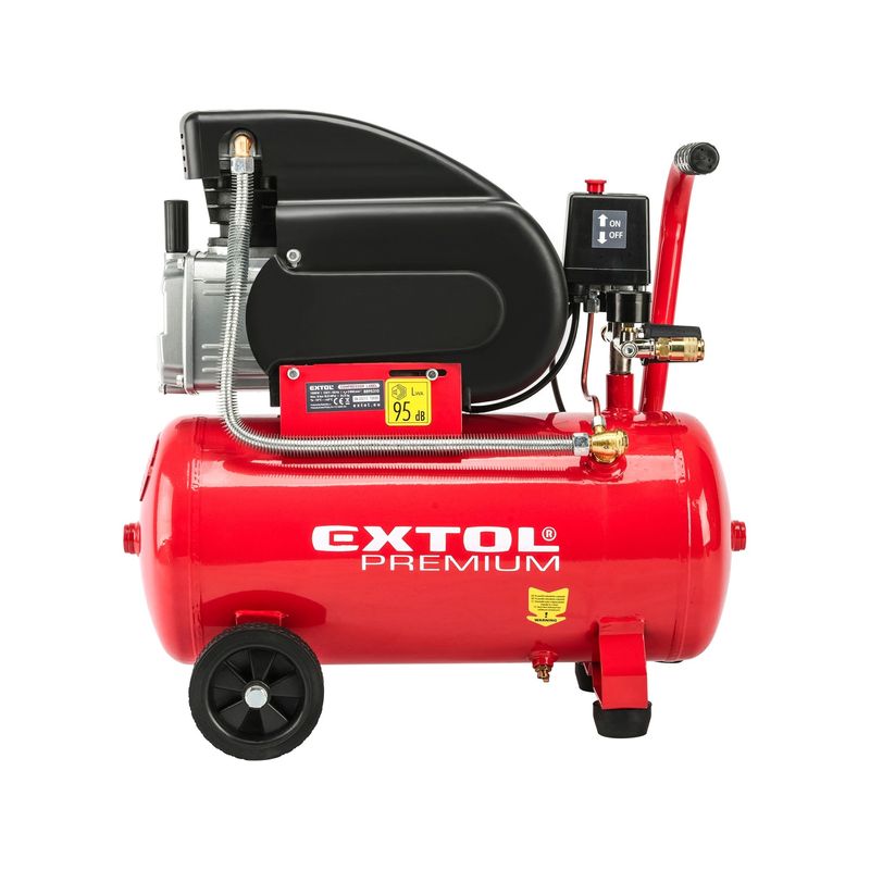 Casa si Gradina - Electrice - Echipamente electrice - Compresoare - Compresor aer lubrifiat, 1,800 W, 24 L, 8895310, 24 L, 8 bari - Infinity.ro