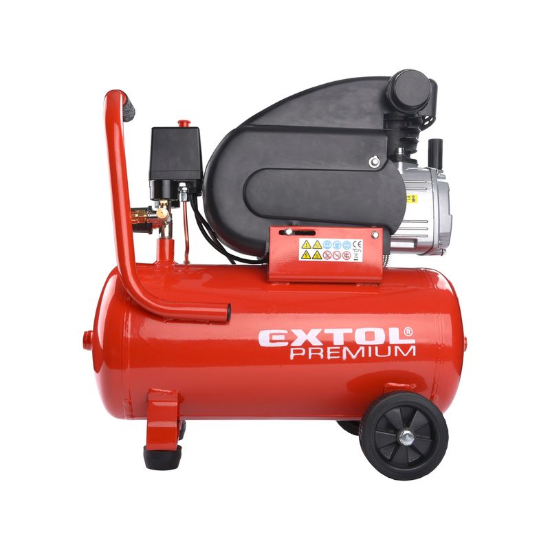 Casa si Gradina - Electrice - Echipamente electrice - Compresoare - Compresor aer lubrifiat, 1,800 W, 24 L, 8895310, 24 L, 8 bari - Infinity.ro