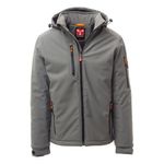 Casa si Gradina - Constructii - Echipamente de lucru - Imbracaminte protectia muncii - Jacheta softshell de iarna Payper Creek Pad, 70% Bumbac + 30% Poliester, Smoke/Black, marime 3XL 3XL - Infinity.ro