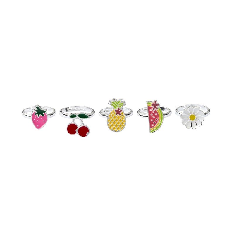 Fashion, accesorii si bijuterii - Copii - Accesorii copii - Bijuterii si ceasuri copii - Set 5 inele pentru fetite, Souza! - Infinity.ro