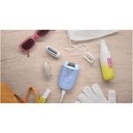 Ingrijire personala si Cosmetice - Aparate & accesorii ingrijire personala - Epilatoare si accesorii - Epilatoare - Epilator Philips Seria 4000 BRE247/00, 2 setari de viteza, cap de epilare lavabil, 4 accesorii, lumina LED, Albastru - Infinity.ro