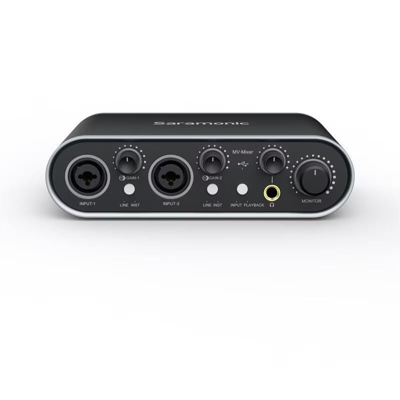 TV, Audio-Video si Foto - Audio profesionale - Procesoare sunet - Interfata audio cu doua canale Saramonic2 x XLR-1/4" - Infinity.ro