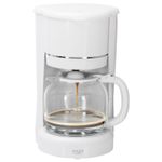 Electronice si Electrocasnice - Electrocasnice bucatarie - Preparare bauturi - Cafetiere - Cafetiera cu Filtru Adler 1.5l 900W Mentinere la Cald Alb - Infinity.ro