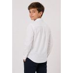 Fashion, accesorii si bijuterii - Copii - Imbracaminte copii - Bluze si camasi copii - Camasa baieti Tommy Hilfiger KB0KB09550T 10 ani 140 CM Alb - Infinity.ro