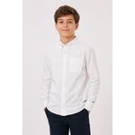 Fashion, accesorii si bijuterii - Copii - Imbracaminte copii - Bluze si camasi copii - Camasa baieti Tommy Hilfiger KB0KB09550T 10 ani 140 CM Alb - Infinity.ro
