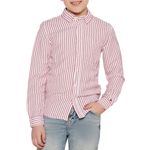Fashion, accesorii si bijuterii - Copii - Imbracaminte copii - Bluze si camasi copii - Camasa baieti Tommy Hilfiger KB0KB09630T 10 ani 140 CM Rosu | Alb - Infinity.ro