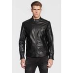 Fashion, accesorii si bijuterii - Barbati - Imbracaminte - Jachete si geci barbati - Geaca din imitatie de piele guess Biker M3RL16 Negru M INTL - Infinity.ro