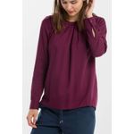 Fashion, accesorii si bijuterii - Femei - Imbracaminte femei - Camasi si bluze femei - Bluza dama Gant 4301049 INTL Visiniu XS - Infinity.ro