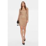 Fashion, accesorii si bijuterii - Femei - Imbracaminte femei - Rochii femei - Rochie dama cocktail Guess W4RK46 S INTL Bej - Infinity.ro