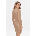 Fashion, accesorii si bijuterii - Femei - Imbracaminte femei - Rochii femei - Rochie dama cocktail Guess W4RK46 S INTL Bej - Infinity.ro