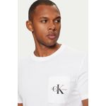 Fashion, accesorii si bijuterii - Barbati - Imbracaminte - Tricouri si bluze barbati - Tricou barbati Calvin Klein Jeans J30J320936 S INTL Alb - Infinity.ro