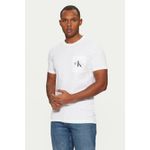 Fashion, accesorii si bijuterii - Barbati - Imbracaminte - Tricouri si bluze barbati - Tricou barbati Calvin Klein Jeans J30J320936 S INTL Alb - Infinity.ro