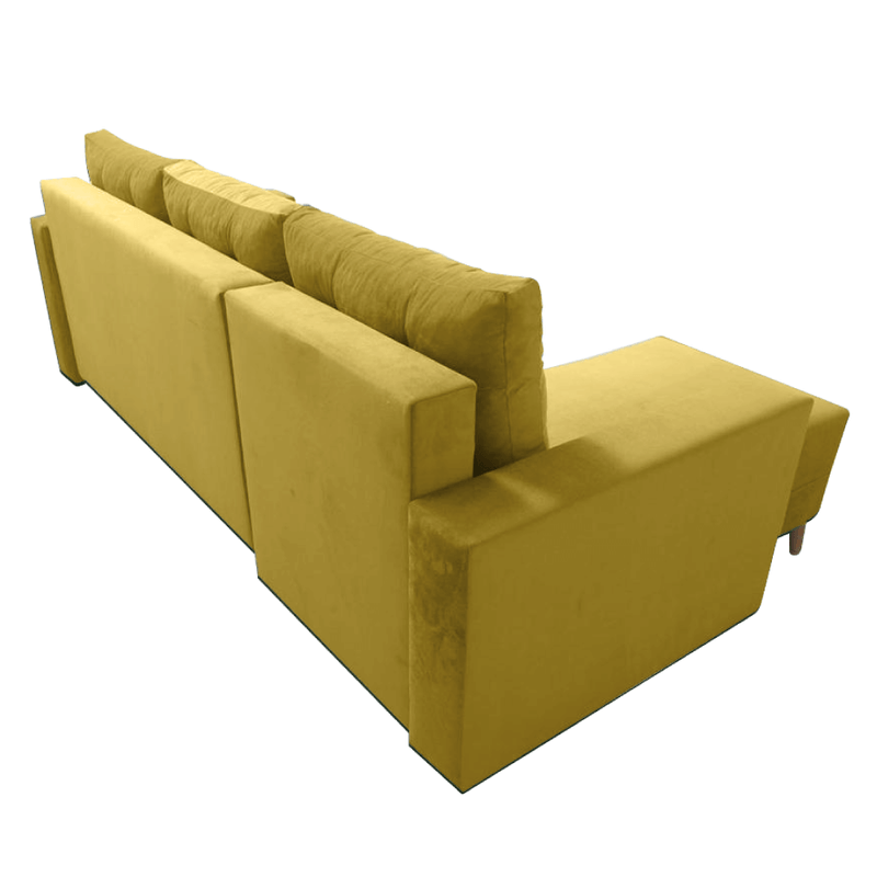 Casa si Gradina - Mobilier - Canapele si coltare - Canapele - Canapea extensibila, galben, stanga, BLEKY ROH - Infinity.ro
