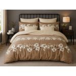 Casa si Gradina - Textile si covoare - Lenjerii de pat - Seturi de lenjerie - Lenjerie pat dublu cu Elastic Finet, 4 piese - Infinity.ro