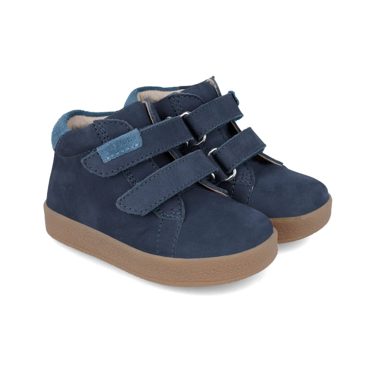 Ghete copii, piele naturala, bleumarin, Garvalin (Marime: 20 (12,2-12,7 cm))