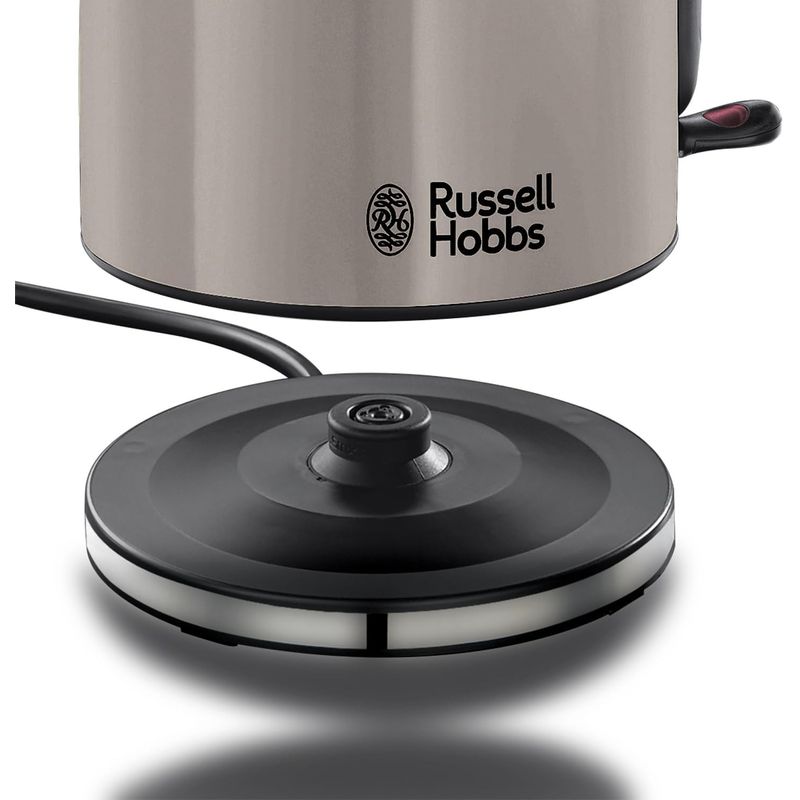 Electronice si Electrocasnice - Electrocasnice bucatarie - Preparare bauturi - Fierbatoare de apa - Fierbator electric Russell Hobbs 28511-70 Colours Plus Mocha, 1.7L, 2400W, filtru anticalcar, indicator nivel apa, Mocha - Infinity.ro