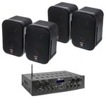 TV, Audio-Video si Foto - Home cinema si Soundbar - Sisteme audio - Sistem Audio 4 boxe JBL Control 1 Pro + amplificator Bluetooth, FM, USB - Infinity.ro
