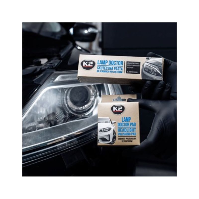 Auto si Moto - Intretinere auto - Produse curatare auto - Pad Polish Faruri, 150mm, K2 Lamp Doctor Pad - Infinity.ro