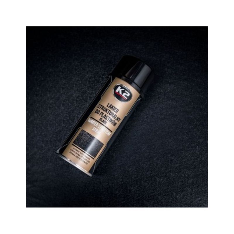 Auto si Moto - Piese auto si accesorii - Caroserie - Vopsele auto si accesorii - Spray Vopsea Texturata, Structurala K2 Bumber 400ml - Infinity.ro
