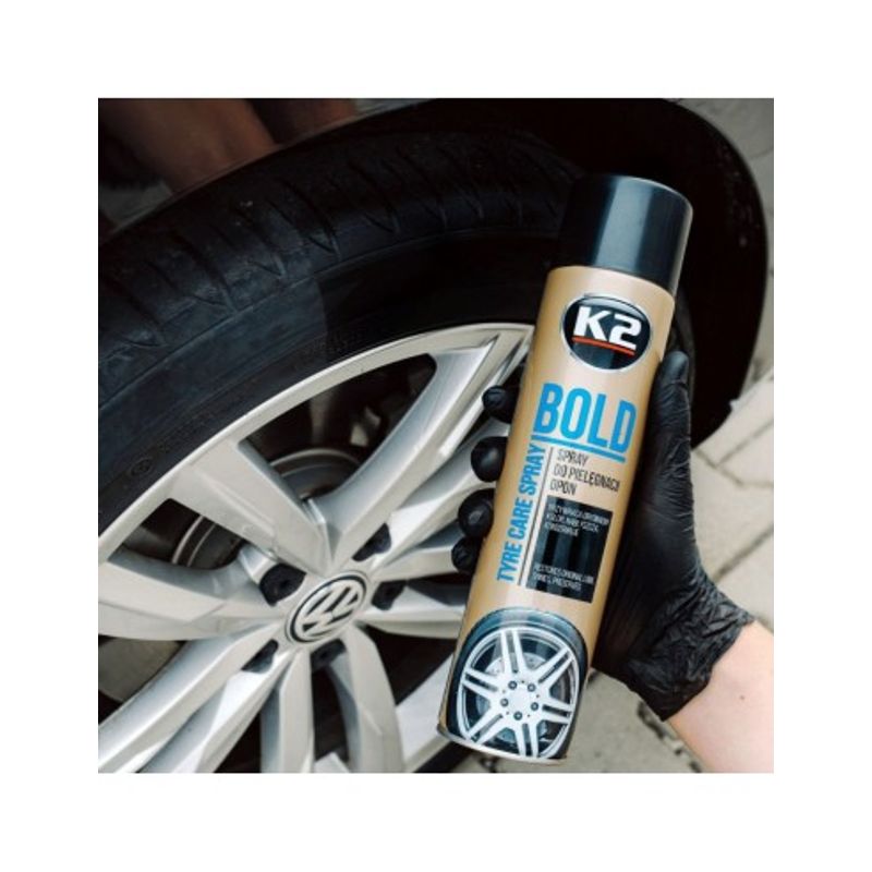 Auto si Moto - Intretinere auto - Produse curatare auto - Spray intretinere anvelope K2 Bold Tire Shine, 600ml - Infinity.ro