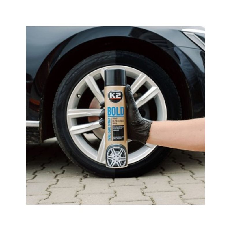 Auto si Moto - Intretinere auto - Produse curatare auto - Spray intretinere anvelope K2 Bold Tire Shine, 600ml - Infinity.ro