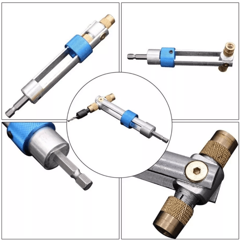 Casa si Gradina - Constructii - Scule electrice si accesorii - Seturi si accesorii pentru gaurit si insurubat - Trusa adaptor basculabil cu schimbare rapida, biti si burghie pentru filetanta sau masina de gaurit - Infinity.ro