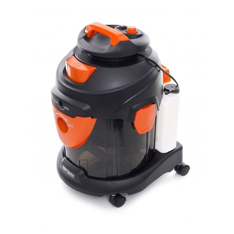 Electronice si Electrocasnice - Ingrijirea locuintei - Aspiratoare - Aspirator industrial umed si uscat, KD482, Kraft&Dele, 1400W, multiple functii - Infinity.ro
