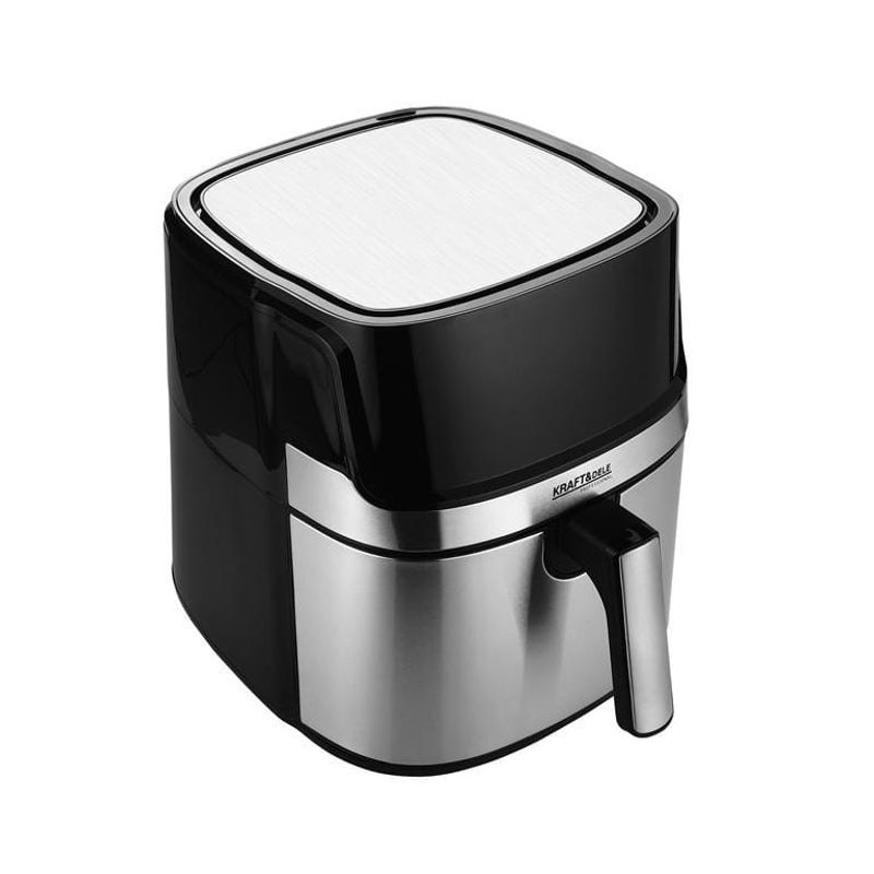 Electronice si Electrocasnice - Electrocasnice bucatarie - Aparate de gatit & desert - Friteuze - Air fryer digital fara ulei, Kraft&Dele, 8L 1850W cu programe automate, KD4101 - Infinity.ro