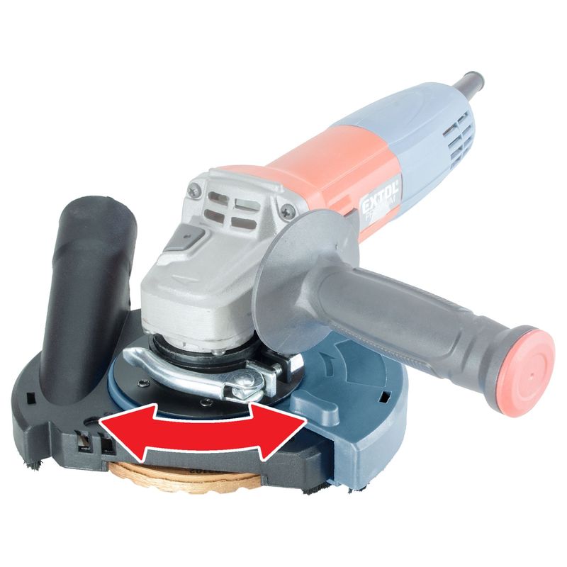 Casa si Gradina - Constructii - Scule electrice si accesorii - Seturi si accesorii pentru gaurit si insurubat - Aparatoare polizor unghiular, EXTOL PREMIUM, 8807020, O125mm cu perie - Infinity.ro