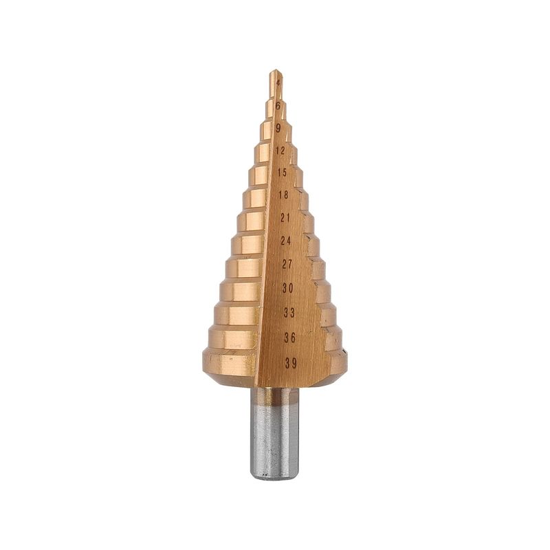 Casa si Gradina - Constructii - Scule electrice si accesorii - Seturi si accesorii pentru gaurit si insurubat - Burghiu conic  4-39mm,EXTOL,  20057, gradare 3mm, 13 gauri - Infinity.ro