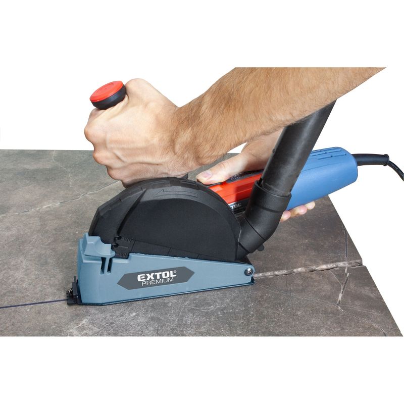Casa si Gradina - Constructii - Scule electrice si accesorii - Seturi si accesorii pentru gaurit si insurubat - Aparatoare polizor unghiular, EXTOL PREMIUM, 8807026, O115/125mm, extractie praf - Infinity.ro