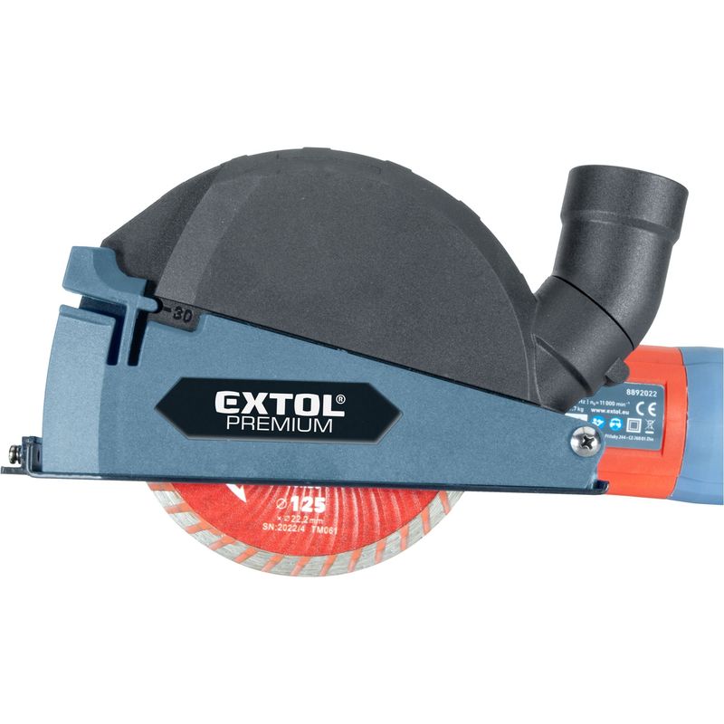 Casa si Gradina - Constructii - Scule electrice si accesorii - Seturi si accesorii pentru gaurit si insurubat - Aparatoare polizor unghiular, EXTOL PREMIUM, 8807026, O115/125mm, extractie praf - Infinity.ro