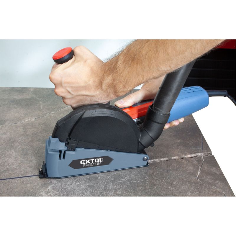 Casa si Gradina - Constructii - Scule electrice si accesorii - Seturi si accesorii pentru gaurit si insurubat - Aparatoare polizor unghiular, EXTOL PREMIUM, 8807026, O115/125mm, extractie praf - Infinity.ro