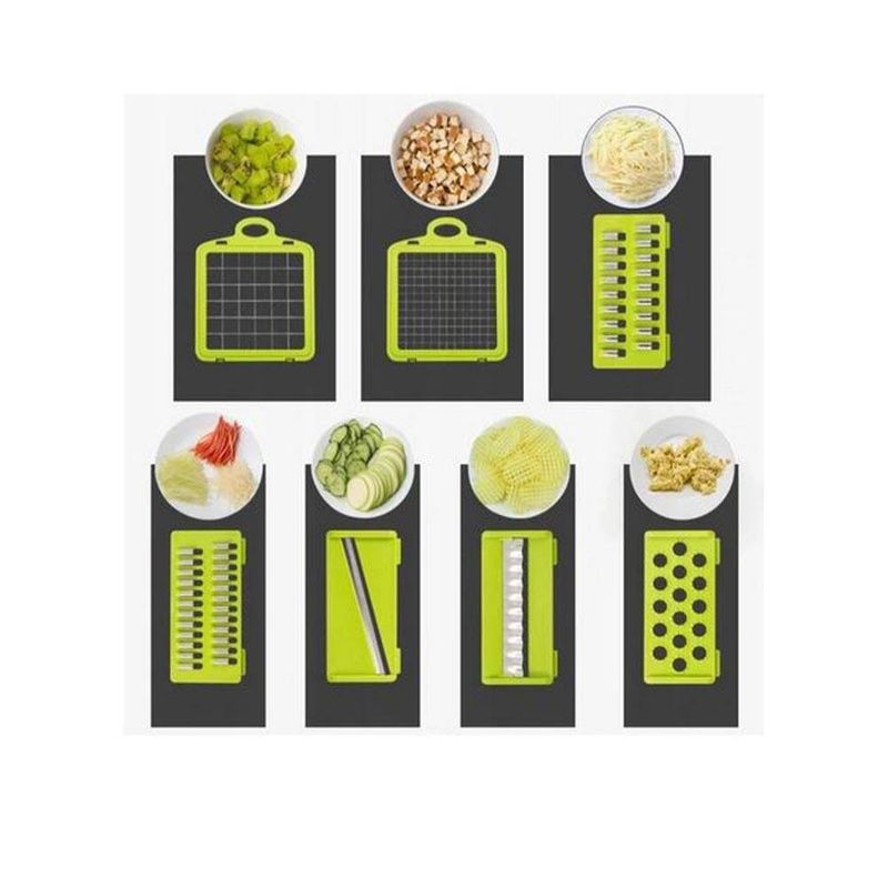 Casa si Gradina - Bucatarie si vesela - Ustensile bucatarie - Razatori si curatatoare - Razatoare pentru legume, Bass Polska, 1.2 l, 7 accesorii, BH10247 - Infinity.ro